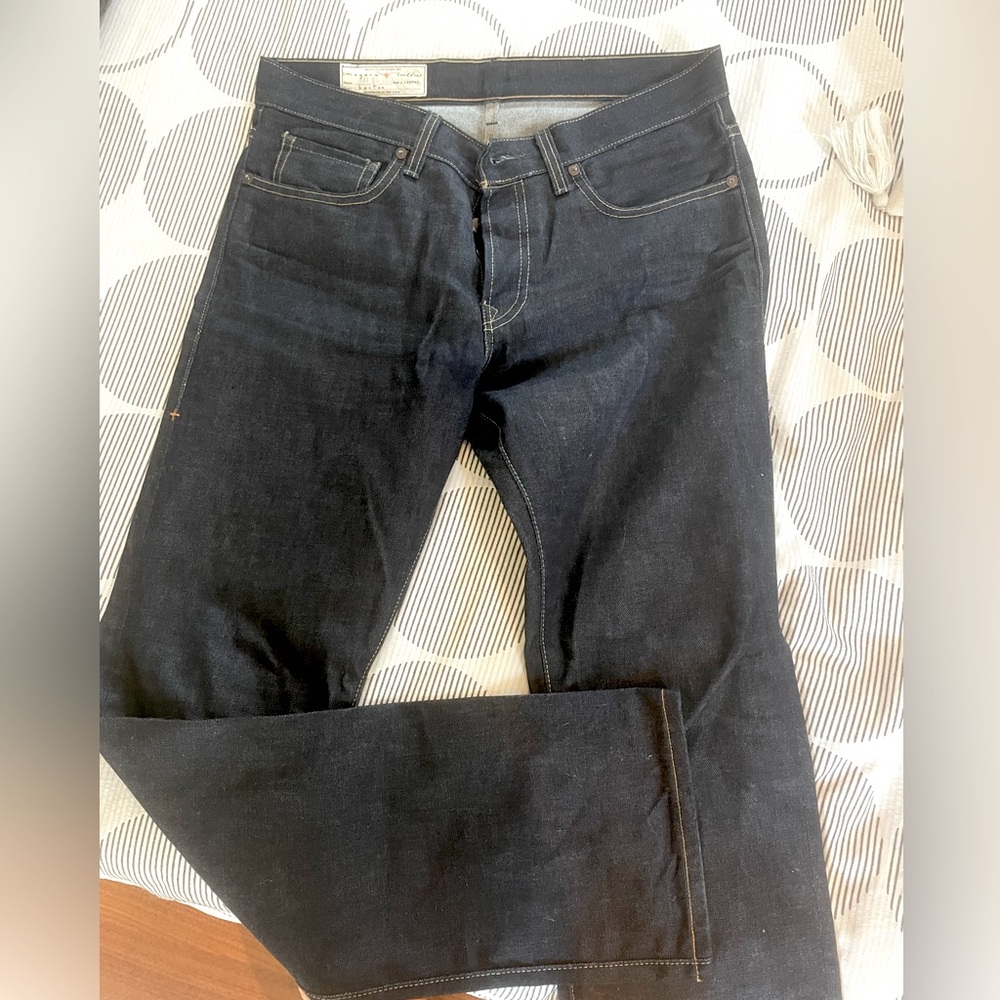 Imogene+Willie Mens raw denim jean